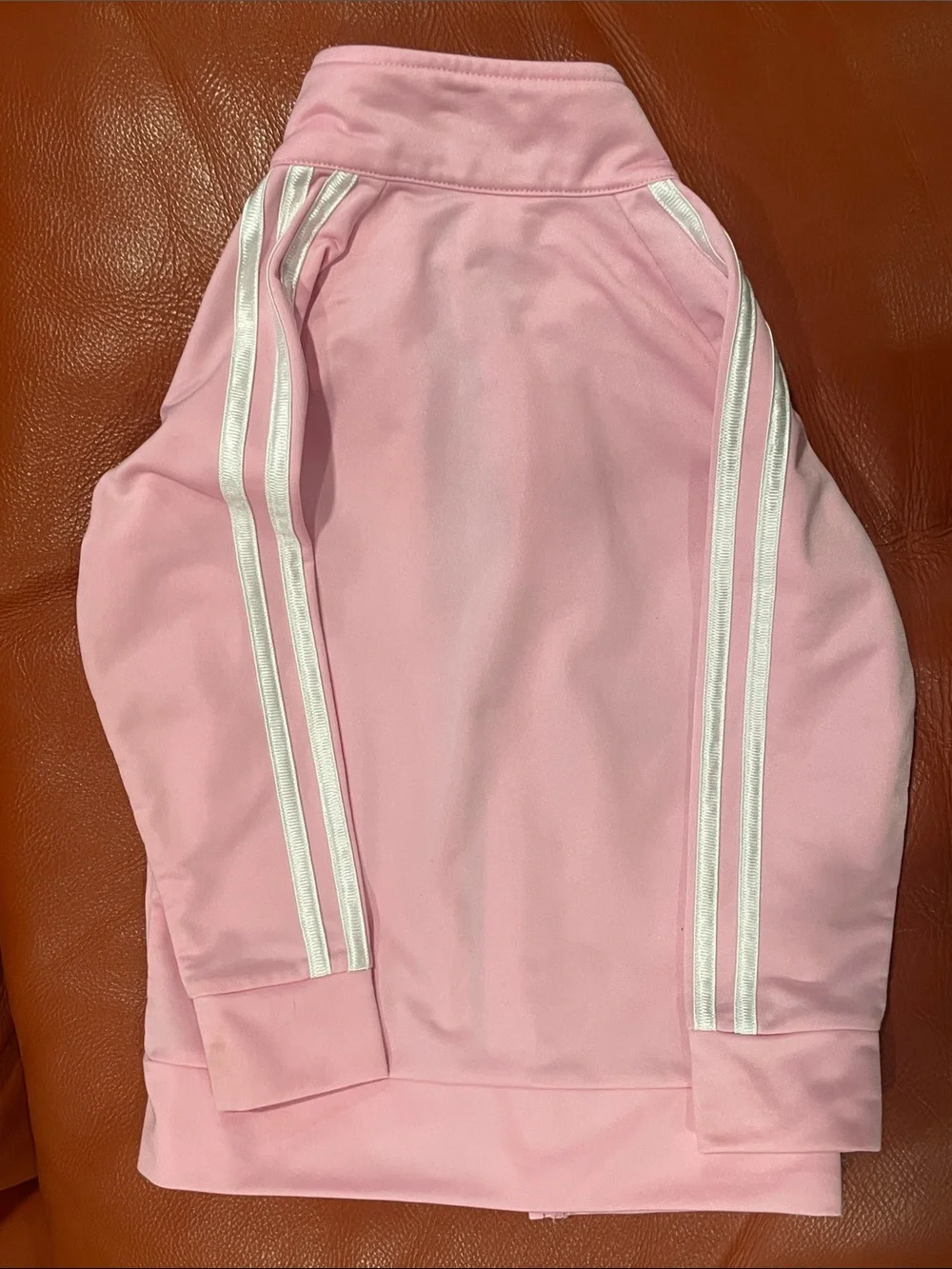 adidas Pink Kids Two-Piece Track Jacket and Pants